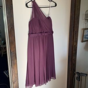 Eggplant davids bridal bridesmaid dress